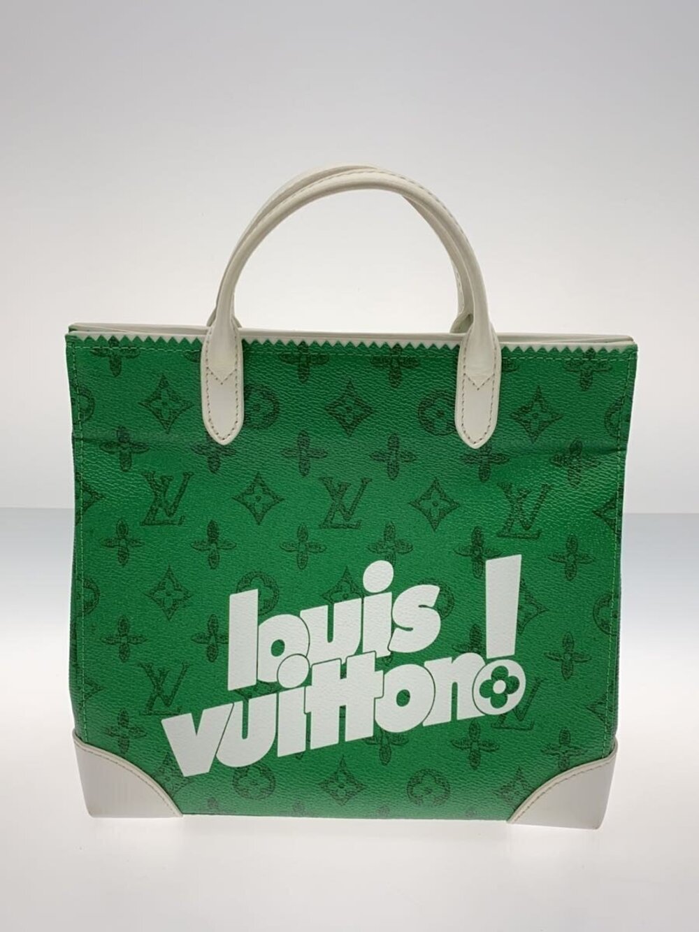 LOUIS VUITTON Ritter Bag LV Leather Green All over